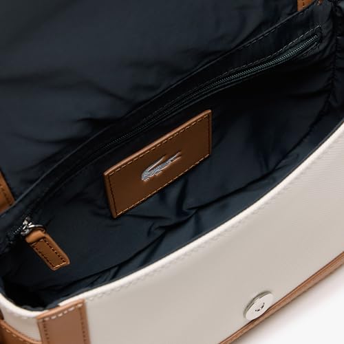 Image of Lacoste womens Flap Crossover Crossbody Bag