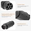 Dasing EV Charger Adapter Type 1 to Type 2, J1772 IEC 62196 Converter 32A with One Side Connector, Electric Car Charger Vehicle Charger Universal Electric Vehicle Charging Station Adapter #4