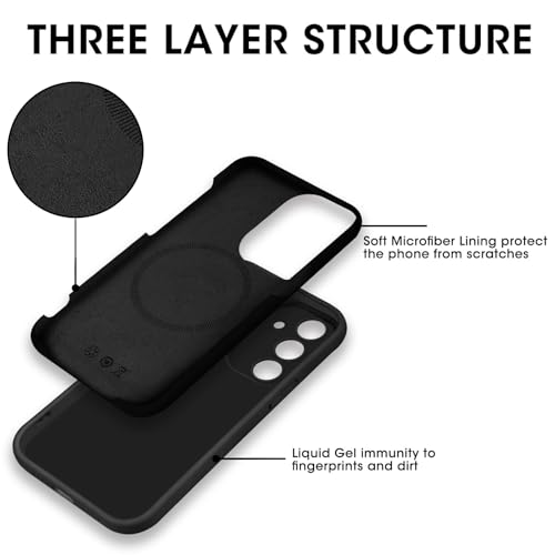 Coque antichoc Samsung S24 magnétique silicone souple esthétique - 3