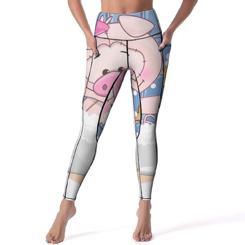 Pantalon de sport Baignoire À Cochons du studio de yoga au jogging