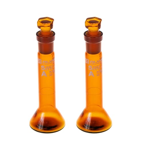 Flacon gradué en verre borosilicate 5 ml flacon de laboratoire ASTM classe A 3.3 haute résistance