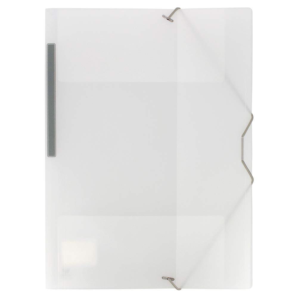 grafoplás 04801200-carpeta Transparent A4 Plastic with Elastic and 3 Flaps