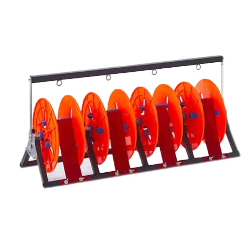 Wheeled Spool Holder Rolled Wire/Cable Dispenser Heavy Duty Conduit Display And Storage For Electrical Industrial And Retail Use(4-volumes)