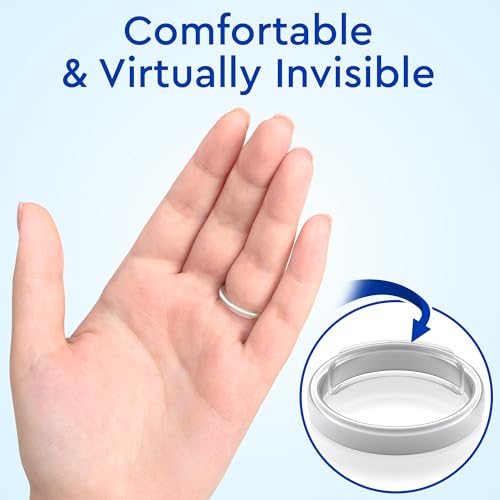 5 STARS UNITED Ring Sizer Adjuster for Loose Rings - 8 Pack Easy-Clip Guards, Fits Flat Bands Up to 8mm, Spacers & Tighteners, Reduces Size by 0.5-1, Invisible Design for Women & Men