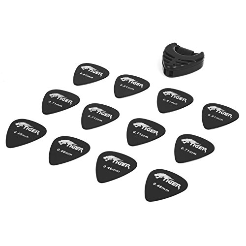 Tiger Accordeur Chromatique, Médiator et 12 Médiators – Pack d’Accessoires pour Guitare Acoustique et Électrique - Les Beatles, Paul McCartney, John Lennon, RIngo Starr, George Harrison Tiger Accordeur Chromatique, Médiator et 12 Médiators - Pack d'Accessoires pour Guitare Acoustique et Électrique – Image 3