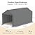 GOJOOASIS Car Port Canopy Tent Carport 10'x20' Car Tent Portable Garage, Tents for Car Waterproof & UV Protected for Wedding, Garden Shelter, Storage Shed (Gray)