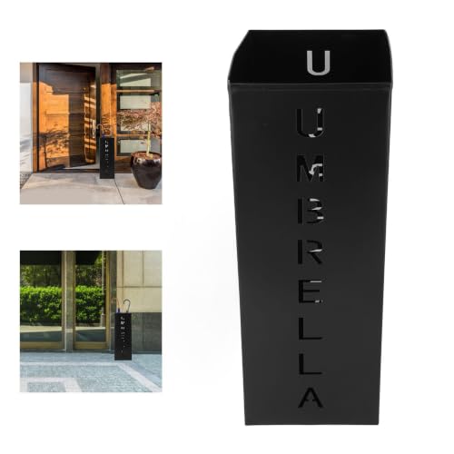Soporte para paraguas independiente metálico para recibidor 8