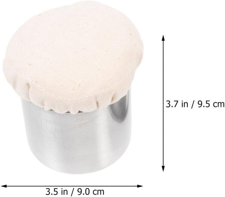 Yardwe Stainless Steel Oil Wiper Multifunctional Pancake Crepe Spreader Cooking Mop for Griddle Bbq Kitchen Tool 3.54 Inch