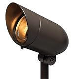 Hinkley Landscape Lighting Line Voltage Spot Light - Spotlight Important Landscape Features and Increase Home Security, 75 Watt Maximum Spot Light, Bronze Finish, 54000BZ