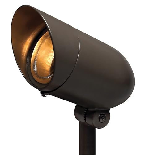 Hinkley Landscape Lighting Line Voltage Spot Light - Spotlight Important Landscape Features and Increase Home Security, 75 Watt Maximum Spot Light, Bronze Finish, 54000BZ