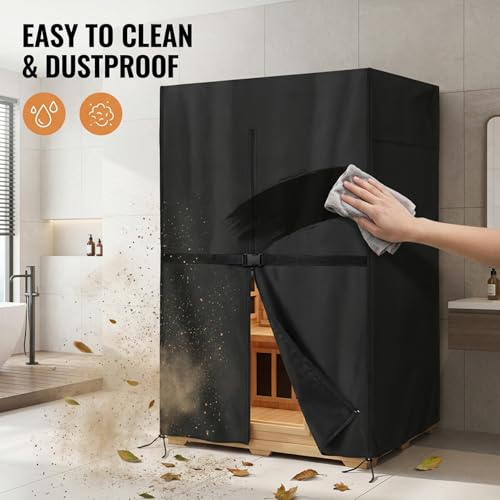 Couverture de sauna extérieure imperméable bâche Oxford 420D PU