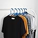 AS TOYS Plastic Hangers Light Weight/Simple Design/Space Saving Wardrobe Organizer for Saree Suit Coat & Dresses (Pack of 24 Pieces) (Color as per availibility), King