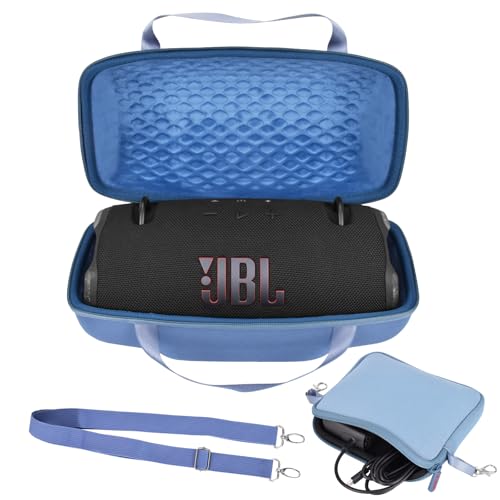 ZUJFPL Hard Travel Shell Case for JBL Xtreme 4 Portable Bluetooth Speaker Waterproof Carrying Case - Blue