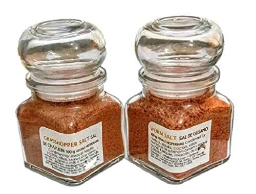 Grasshopper Salt & Salt con verme d'agave: scatola 2x100g