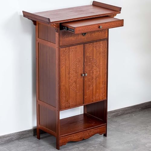 Mesa de altar de meditación con cajón de...