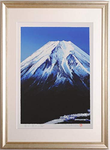 富士山絵画 楽天市場】伊藤渓山 赤富士飛翔 52×42cm 富士山水画 日本画