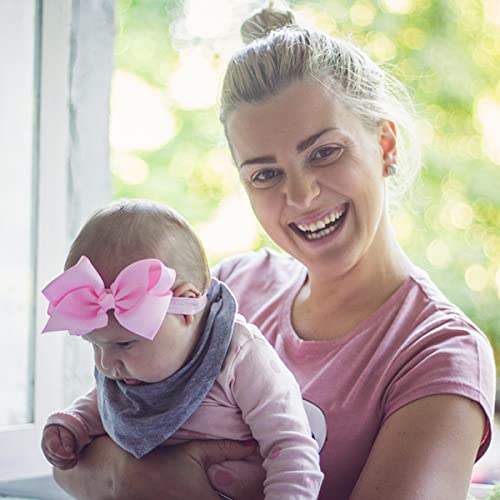 Willingtee Baby Girls Headbands 4.5 Inch 30 Colors Boutique Grosgrain Ribbon Hair Bows Big Baby Girls Bows Headbands For Baby Girls Infants Toddler Kids Teens And Children #TOP5