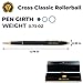 Dayspring Pens Cross Rollerball Pen | Engraved/Personalized Cross Classic Century Black Rollerball Pen with Gold Trim AT0085-110. Custom Laser Engraving of Your Personalized Gift Recipient's Name