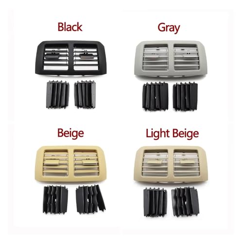 Panel ventilación aire acondicionado trasero beige compatible con Benz R400 W251 2