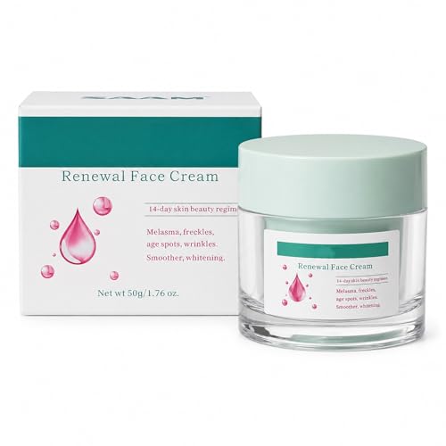 Renewal Face Cream 50g Daily Moisturizing and Nourishing Facial Cream Smooth and Hydrating Skin Care for Dry Dull Skin Night Care