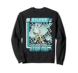 Sonic The Hedgehog Silver The Hedgehog Racing Poster Sweatshirt