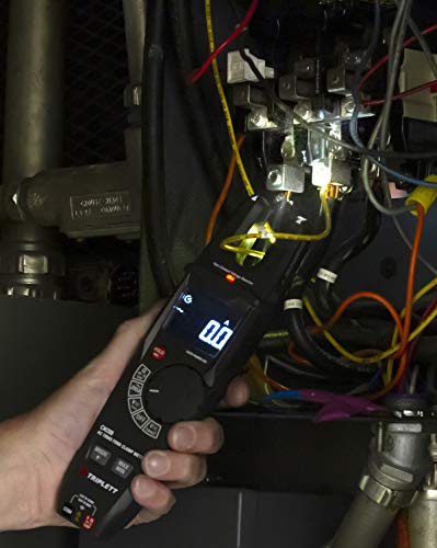 Image of Triplett CM200 True RMS 6000 Count 200A Open Jaw Clamp Meter
