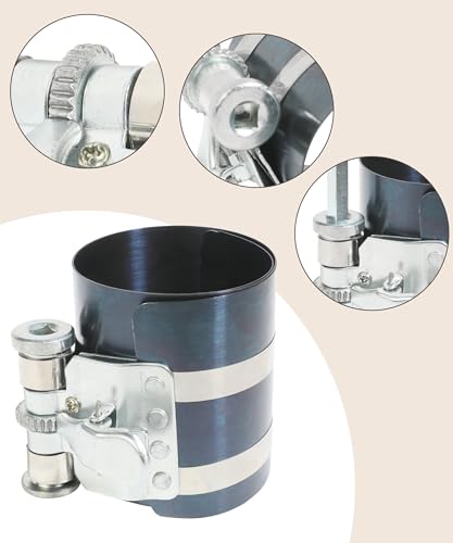 bylikeho Ferramenta de compressor de anel de pistão, acessórios de carro, kit de remoção de anel de