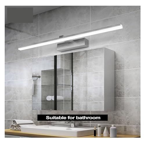Espejo led de baño para eliminar sombras con lámpara moderna de pared 2