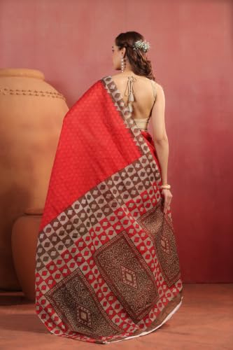 Image of TAMAIRA FASHION Mulmul Pure Cotton Saree For Woman |Office Wear Daily Wear Sarees For Women Without Blouse Piece(Available in 15 Colours)