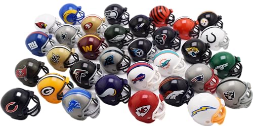 Riddell 32 Piece NFL Helmet Tracker Set - Gumball Size Helmets - All NFL Current Logo's by Riddell - Image 3