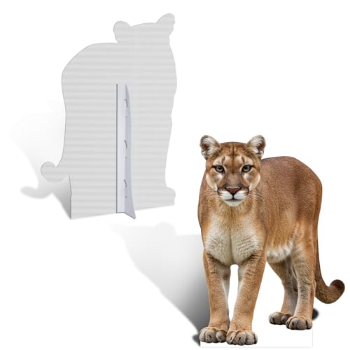 Image of Cougar 5FT Life Size Cardboard Cutout Fun Animal Standup, 1 PC | Fun Animal Standup Cougar, for Party Decor, Events, Birthday Celebrations, Photo Backdrops, and Holiday Parties