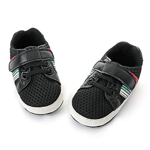 Image of Clowora Baby Boys Girls Shoes Non-Slip Rubber Sole Sneakers Infant First Walking Toddler Crib Shoes Newborn Loafers Flats.