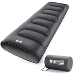 Trail Envelope Sleeping Bag For Adults, Single 2 Season Summer Spring Autumn 200gsm, Outdoor Camping, Lightweight Carry Bag, Storage Pockets, 190cm x 75cm
