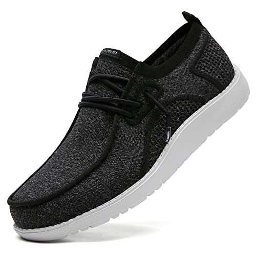Image of ITAZERO Men Extra Wide Shoes - 4E to 5E Wide Toe Box Shoes for Men XX Wide Width Swollen Feet - Men's Loafers & Slip-ons with Arch Support Insole for Plantar Fasciitis