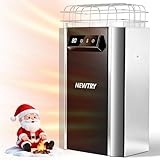 NEWTRY Sauna Heaters, 3.5KW 220V Digital Electric Sauna Heater Dry Steam Bath Sauna Stove for Max. 141 Cu.ft Home Spa Hotel Sauna Room