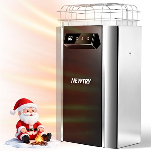 NEWTRY Sauna Heaters, 3.5KW 220V Digital Electric Sauna Heater Dry Steam Bath Sauna Stove for Max. 141 Cu.ft Home Spa Hotel Sauna Room
