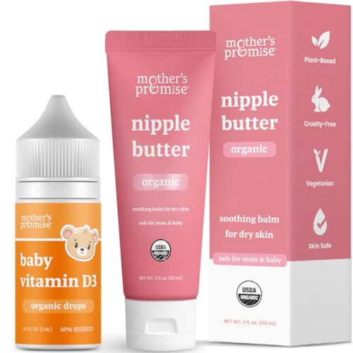 Image of Mother's Promise Nipple Butter & Baby Vitamin D3 Drops