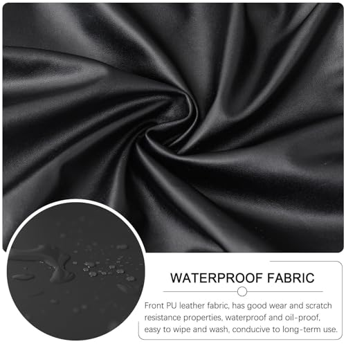Funda impermeable para sillón sin brazos protectora de cuero elástico 5
