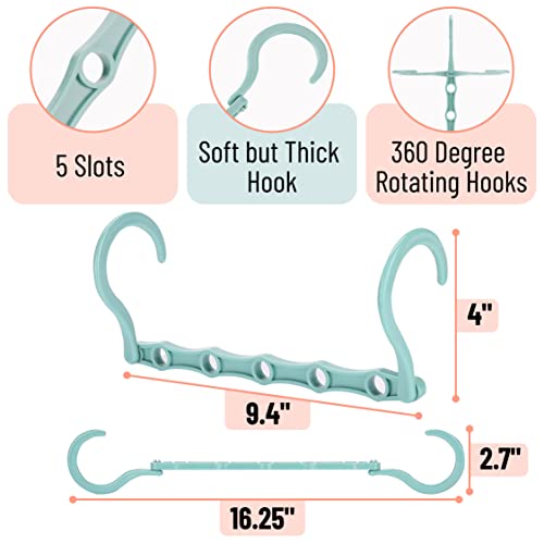 Mr. Pen- Space Saving Hangers, 8 Pack, Boho Colors, Magic Hangers