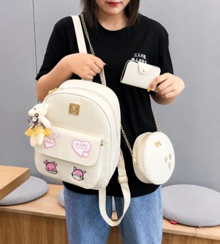 Image of ShopyVid 3-Piece Mini Backpack Set for Women & Girls | Rakhi Gift for Sister | Raksha Bandhan Gift for Sister