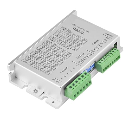 Pilote de moteur pas à pas 24-50VDC CNC R60-AL à forte dissipation thermique