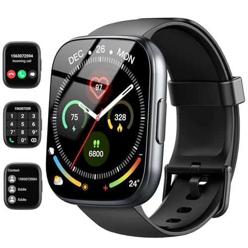 Smart Watch for Men Women, 1.85" HD Touchscreen Fitness Tracker