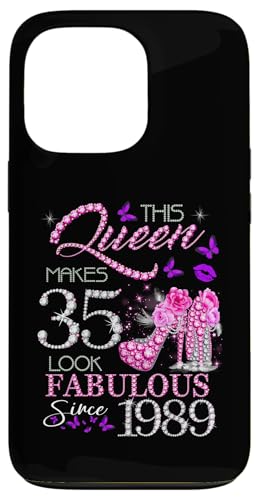 This Queen Makes 35 Look Fabulous Since 1989 35th Birthday �X�}�z�P�[�X iPhone 13 Pro �p