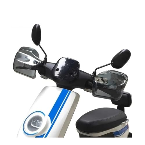Protection levier frein embrayage et protège-main coupe-vent réfléchissant scooter - 3
