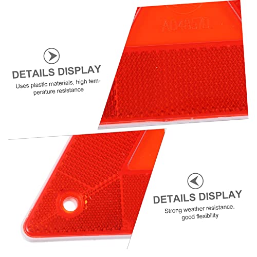 10 Pcs Refletor Triangular Refletores Automotivos Caminhão Universal Triângulo De Refletores Automát