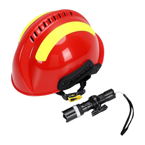 Casco de seguridad de rescate en emergencias con diseño de absorción de impactos