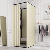 試着室 カーテン付き クリーム色 200cm 61P+r9QYR3L._UF350,350_QL50_.jpg