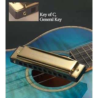Randon Golden Harmonica Key of C with Case, 10 Holes 20 Tones Diatonic Harmonicas Mouth Organ, Blues Harmonica for Adults/Kids/Professional Players/Beginners, Vintage Style Harmonica, as a Gift - Les Beatles, Paul McCartney, John Lennon, RIngo Starr, George Harrison Randon Golden Harmonica Key of C with Case, 10 Holes 20 Tones Diatonic Harmonicas Mouth Organ, Blues Harmonica for Adults/Kids/Professional Players/Beginners, Vintage Style Harmonica, as a Gift – Image 3