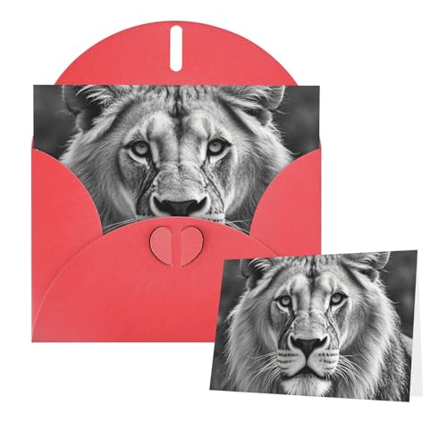 �O���[�e�B���O�J�[�h 20 x 15cm �����t���u�����N�J�[�h �m�[�g�J�[�h �A�t���J�̃��C�I�� �����O���[�e�B���O�J�[�h ���Ȃ��̂��Ƃ��l���Ă���J�[�h ���C���h�t�����[ �u�����N �T���L���[�J�[�h ������@���