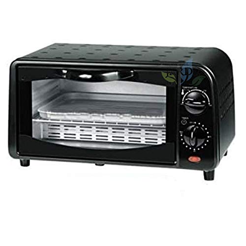 Suinga Elektrischen Ofen 9 Liter 800 W 3 Jahre Garantie Timer mit Alarm Tür Innen beschichtet Doppelverglasung Zinc Maße 35 x 19 x 29 cm